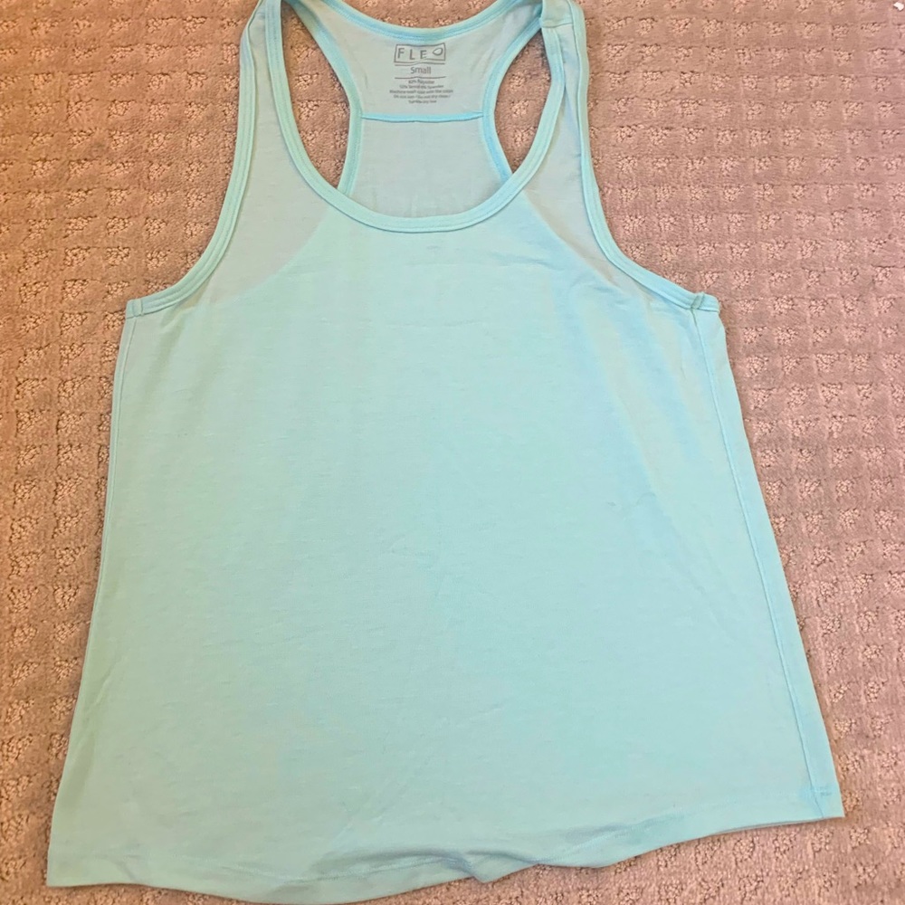 fleo elevate racer back, plume, small